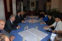 Kínai delegáció a Városházán